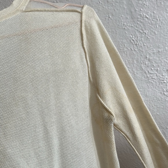 FRENCH GIRLS 🥖 Phillip Lim Sheer Soft Girl Cardi (S) in Ivory - Picture 2 of 2